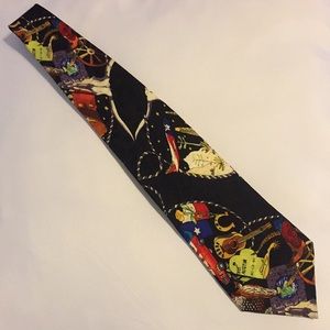 Signed Nicole Miller Texas Western Tie